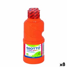 Pittura a tempera Giotto Fluo Arancio 250 ml (8 Unità)    