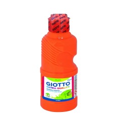 Pittura a tempera Giotto Fluo Arancio 250 ml (8 Unità)    