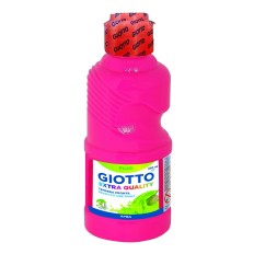 Pittura a tempera Giotto Fluo Rosa 250 ml (8 Unità)    