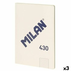 Agenda Milan 430 Beige A4 48 Fogli 21 x 29,7 cm (3 Unità)    