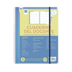 Agenda Finocam Azzurro 23 x 31 cm Insegnante    