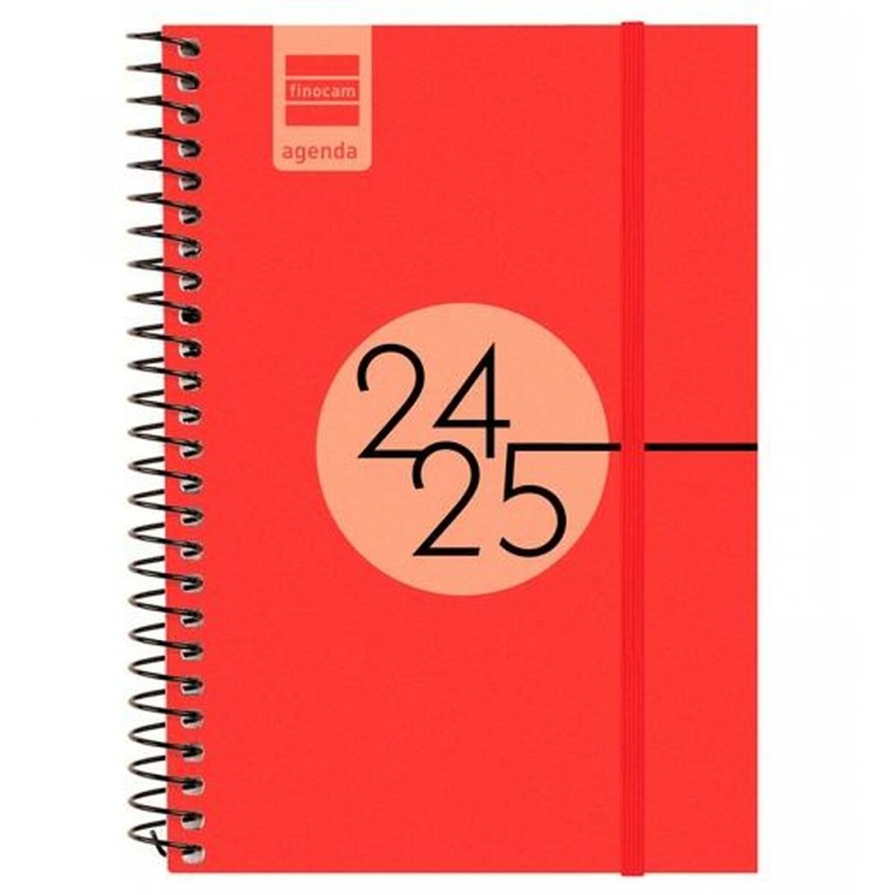 Agenda Finocam SVH Rosso 12 x 17,1 cm 2024-2025    