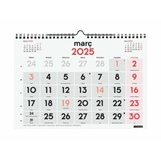 Calendario da parete Finocam Carta 2025 30 x 21 cm    