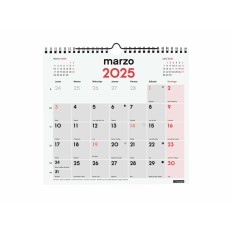 Calendario da parete Finocam Carta 2025 26,5 x 24,5 cm    