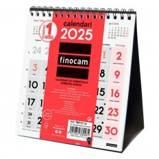 Calendario da Tavolo Finocam Carta 14 x 15 cm 2025    