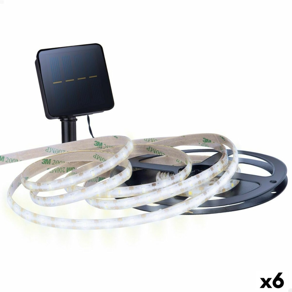 Striscia di luci Aktive LED Bianco Giardino 3 m (6 Unità)    