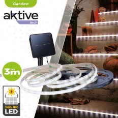 Striscia di luci Aktive LED Bianco Giardino 3 m (6 Unità)    