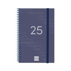 Agenda Finocam YEAR Azzurro 11,7 x 18,1 cm 2025    