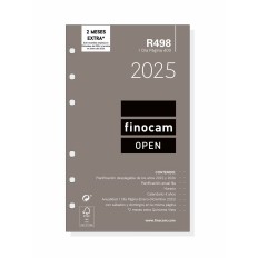 Ricarica dell'Agenda Finocam OPEN R498 400 2025 9,1 x 15,2 cm    