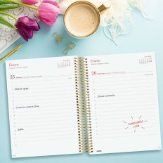 Agenda Finocam DESIGN COLLECTION A5 15,5 x 21,2 cm 2025 Floreale    