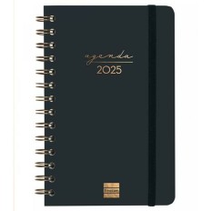 Agenda Finocam ALMA Nero 11,7 x 18,1 cm 2025    