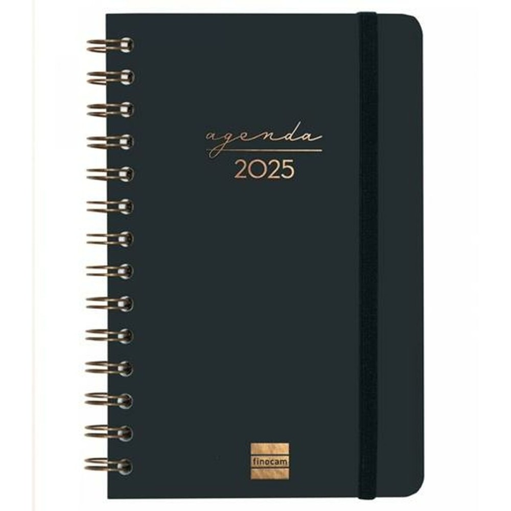 Agenda Finocam ALMA Nero 11,7 x 18,1 cm 2025    