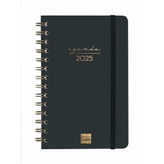 Agenda Finocam ALMA Nero 11,7 x 18,1 cm 2025    