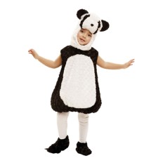 Costume per Bambini My Other Me Nero Bianco Panda (3 Pezzi) Taglia  3-4 Anni 