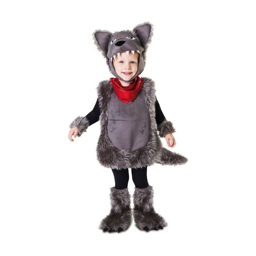 Costume per Bambini My Other Me Grigio Lupo (4 Pezzi) Taglia  12-24 Mesi 