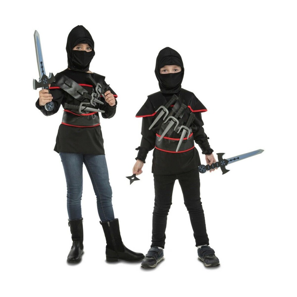 Costume per Bambini My Other Me Ninja (7 Pezzi) Taglia  5-7 Anni 