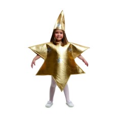 Costume per Bambini My Other Me Dorato Stella (2 Pezzi) Taglia  5-6 Anni 