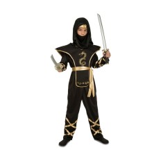 Costume per Bambini My Other Me Nero Ninja (4 Pezzi) Taglia  5-6 Anni 