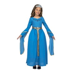 Costume per Bambini My Other Me Azzurro Principessa (2 Pezzi) Taglia  7-9 Anni 