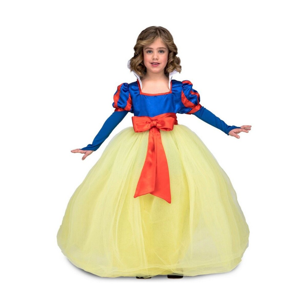 Costume per Bambini My Other Me Giallo Principessa (3 Pezzi) Taglia  7-9 Anni 