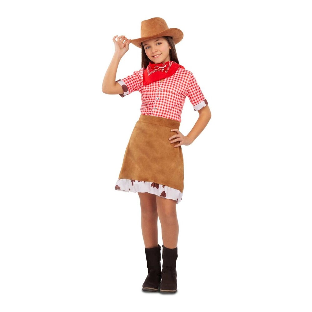 Costume per Bambini My Other Me Cowboy Donna (3 Pezzi) Taglia  5-6 Anni 