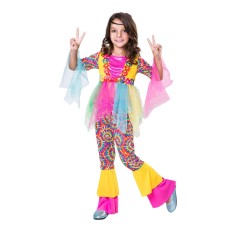 Costume per Bambini My Other Me Hippie (2 Pezzi) Taglia  7-9 Anni 