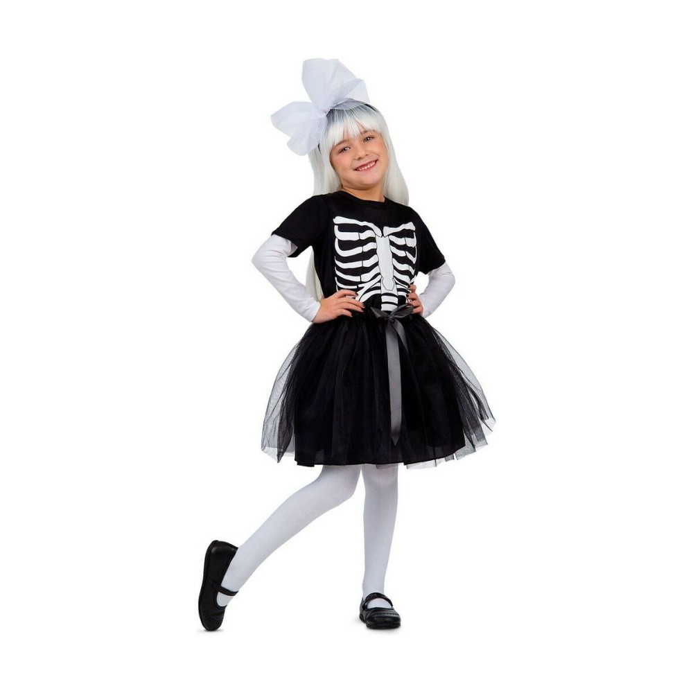 Costume per Bambini My Other Me Scheletro (3 Pezzi) Taglia  7-9 Anni 