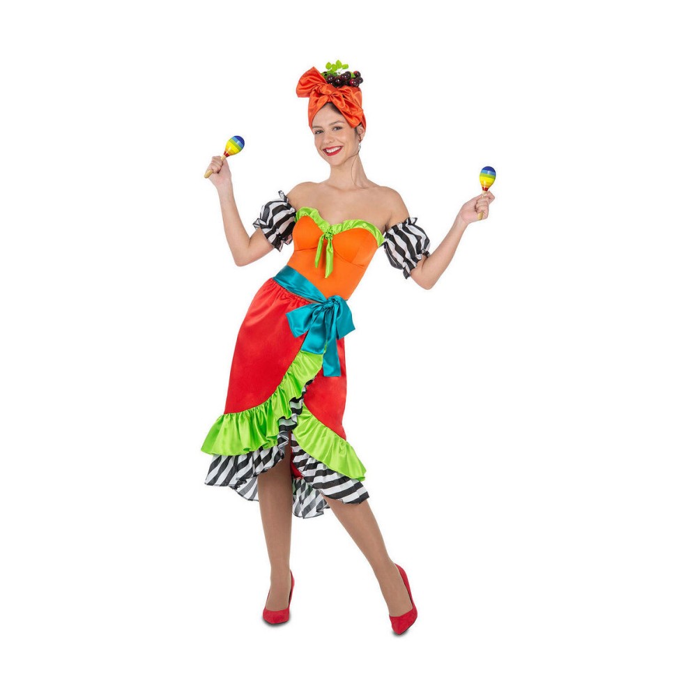 Costume per Adulti My Other Me Danzatrice di Rumba (5 Pezzi) Taglia  XL 