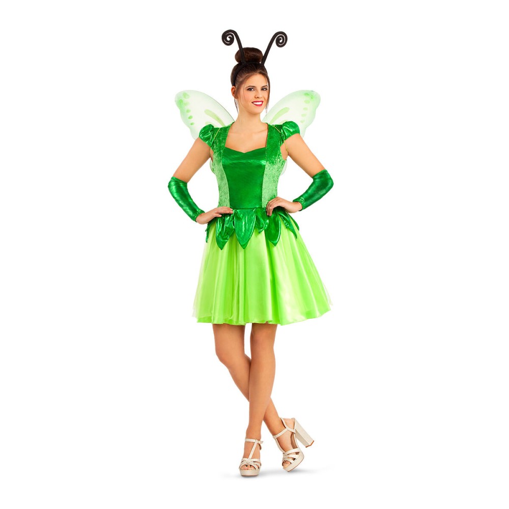 Costume per Adulti My Other Me Verde Fata (4 Pezzi) Taglia  S 