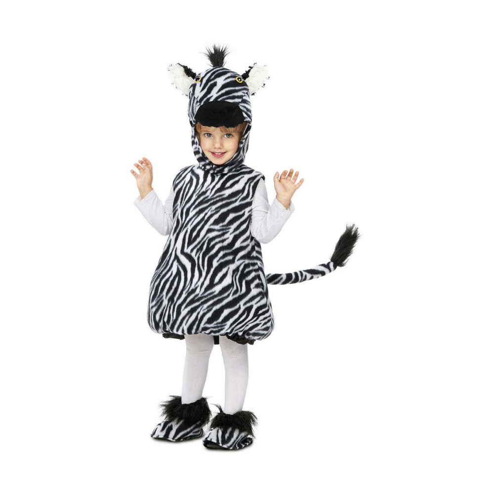 Costume per Bambini My Other Me Zebra (4 Pezzi) Taglia  12-24 Mesi 