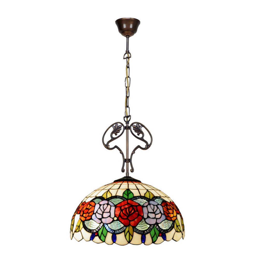 Lampadario Viro Rosy Multicolore Ferro 60 W 40 x 135 x 40 cm    