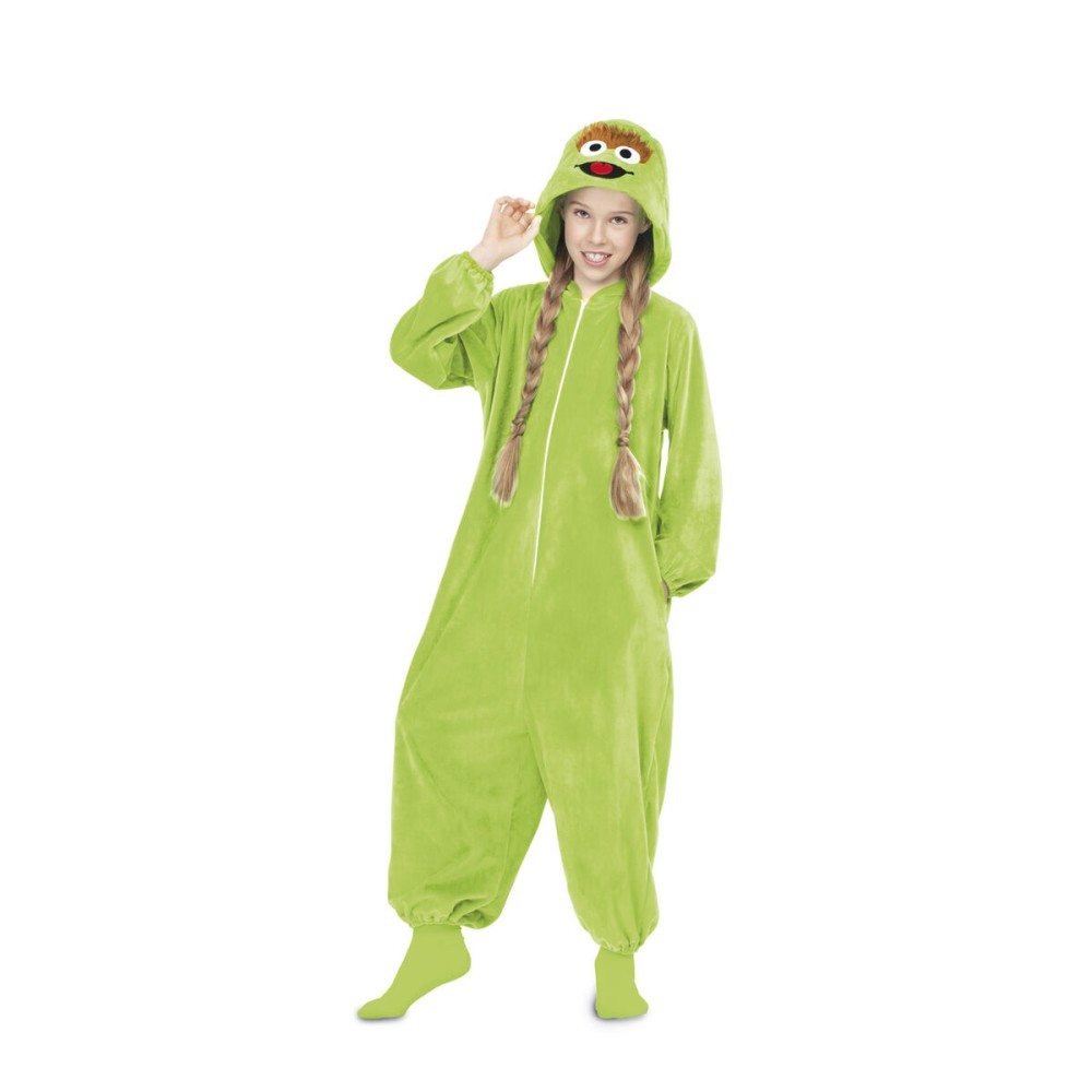 Costume per Bambini My Other Me Oscar the Grouch Sesame Street Verde Taglia  5-6 Anni 