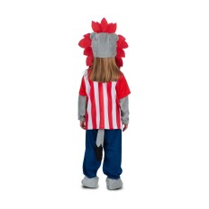 Costume per Bambini My Other Me Azzurro Rosso Atlético de Madrid (5 Pezzi) Taglia  3-4 Anni 