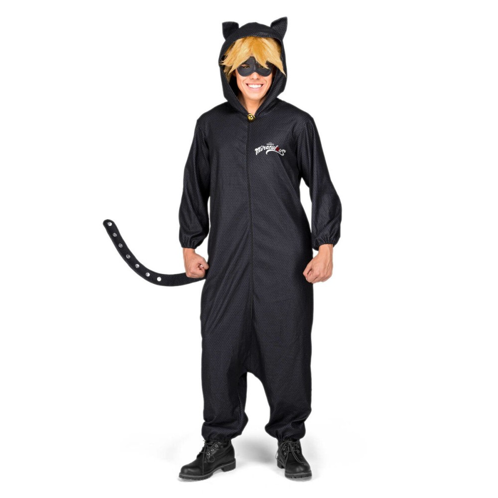 Costume per Adulti My Other Me Cat Noir Nero (5 Pezzi) Taglia  S 