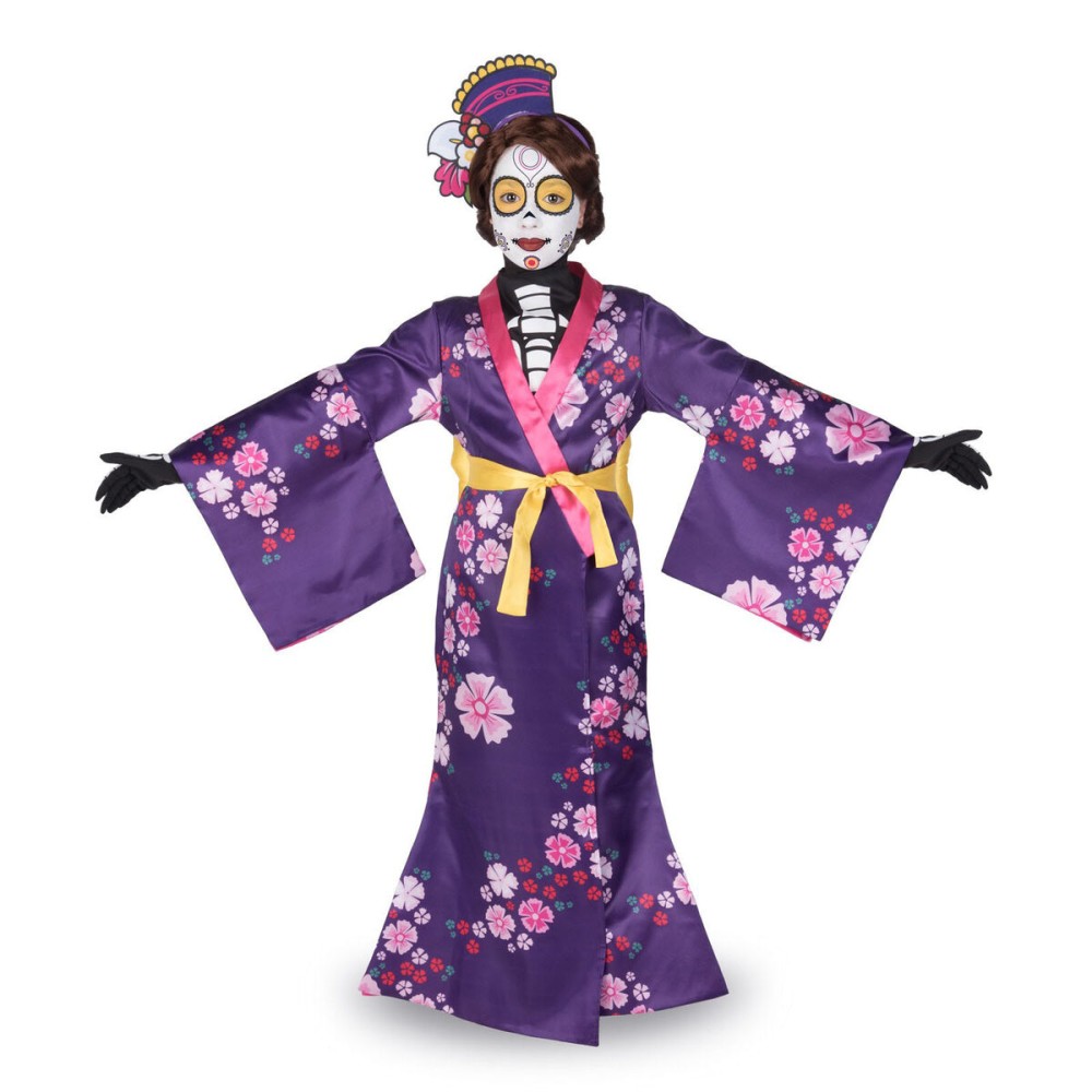 Costume per Bambini My Other Me Mariko Giapponese Donna Catrina (9 Pezzi) Taglia  5-6 Anni 