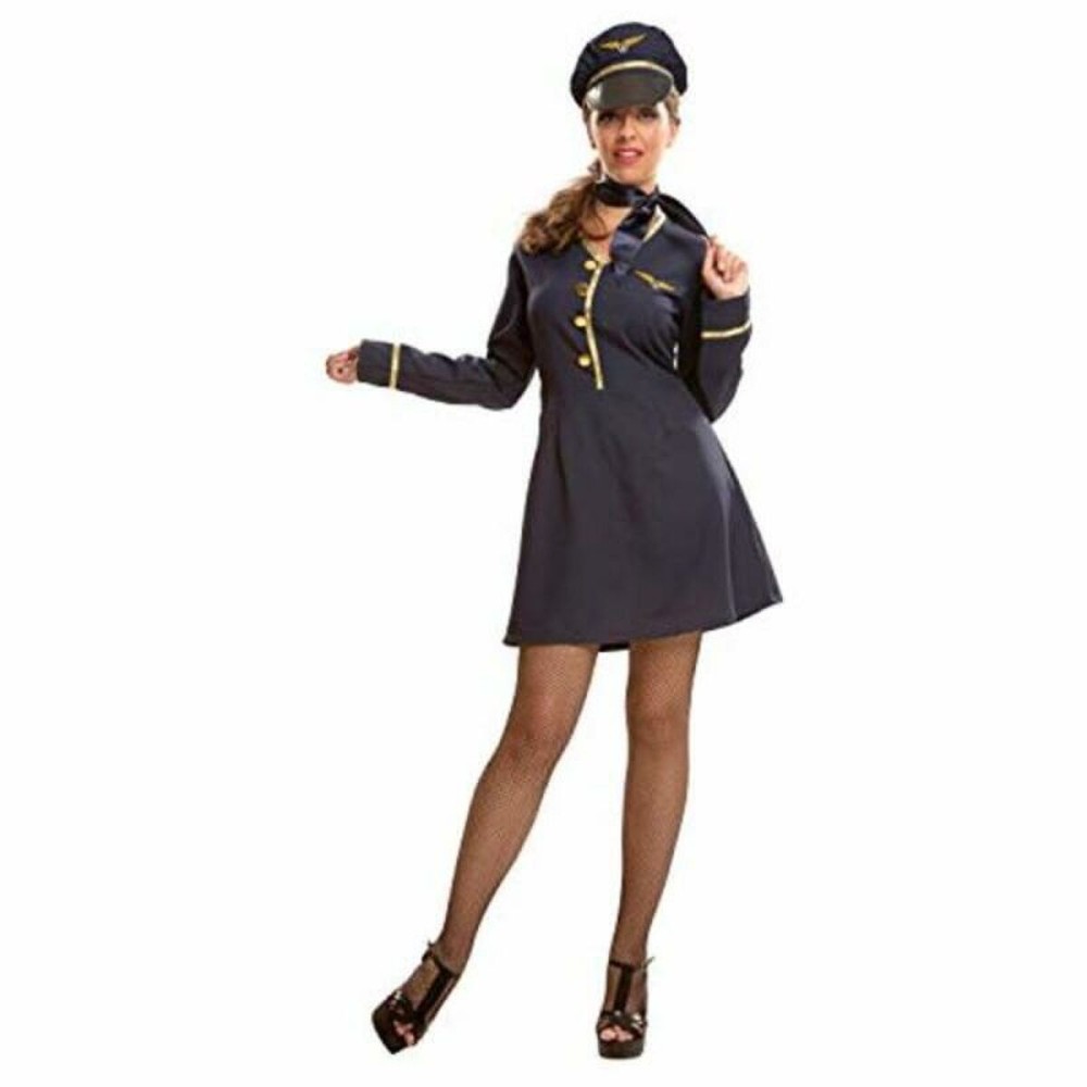 Costume per Adulti My Other Me Hostess Pilota Aviazione (3 Pezzi) Taglia  M/L 