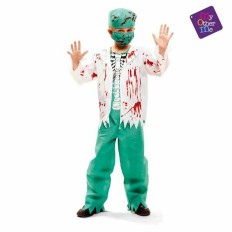 Costume per Bambini My Other Me Chirurgo Scheletro Medico Camice 4 Pezzi (4 Pezzi) Taglia  3-4 Anni 