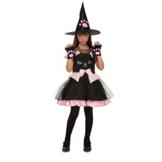 Costume per Bambini My Other Me Strega Gattino (3 Pezzi) Taglia  5-6 Anni 