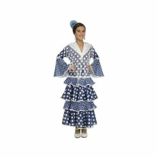 Costume per Adulti My Other Me Solea Ballerina di Flamenco Azzurro Taglia  5-6 Anni 