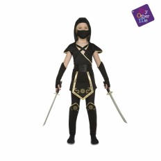 Costume per Bambini My Other Me Nero Ninja (5 Pezzi) Taglia  7-9 Anni 