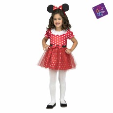 Costume per Bambini My Other Me Rosso Topina (2 Pezzi) Taglia  12-24 Mesi 