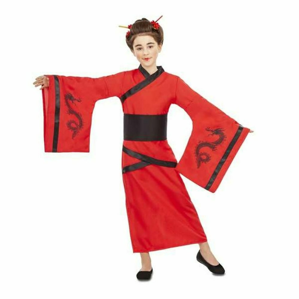 Costume per Bambini My Other Me Dragon Drago Cina (2 Pezzi) Taglia  7-9 Anni 