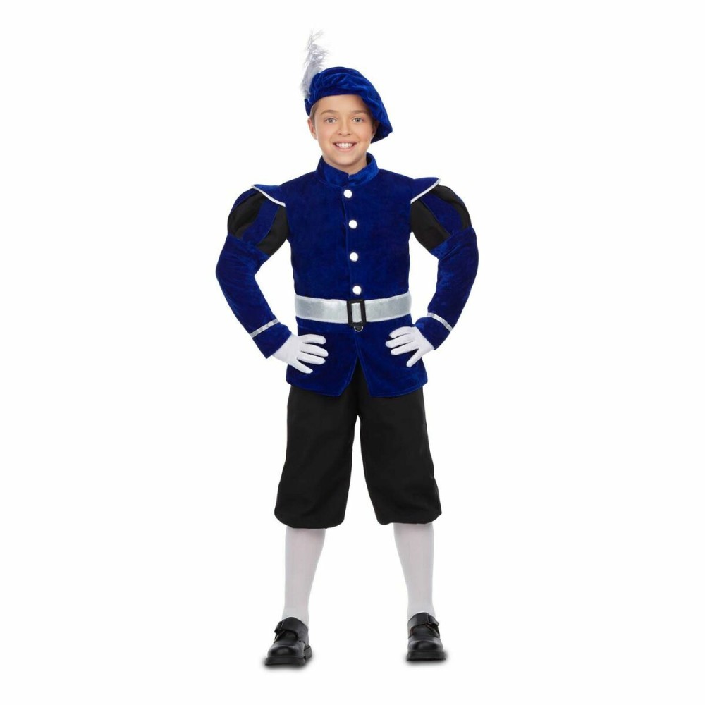 Costume per Bambini My Other Me Azzurro Paggio (4 Pezzi) Taglia  10-12 Anni 