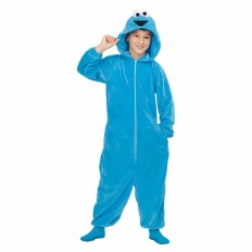 Costume per Bambini My Other Me Cookie Monster Sesame Street Azzurro Taglia  10-12 Anni 