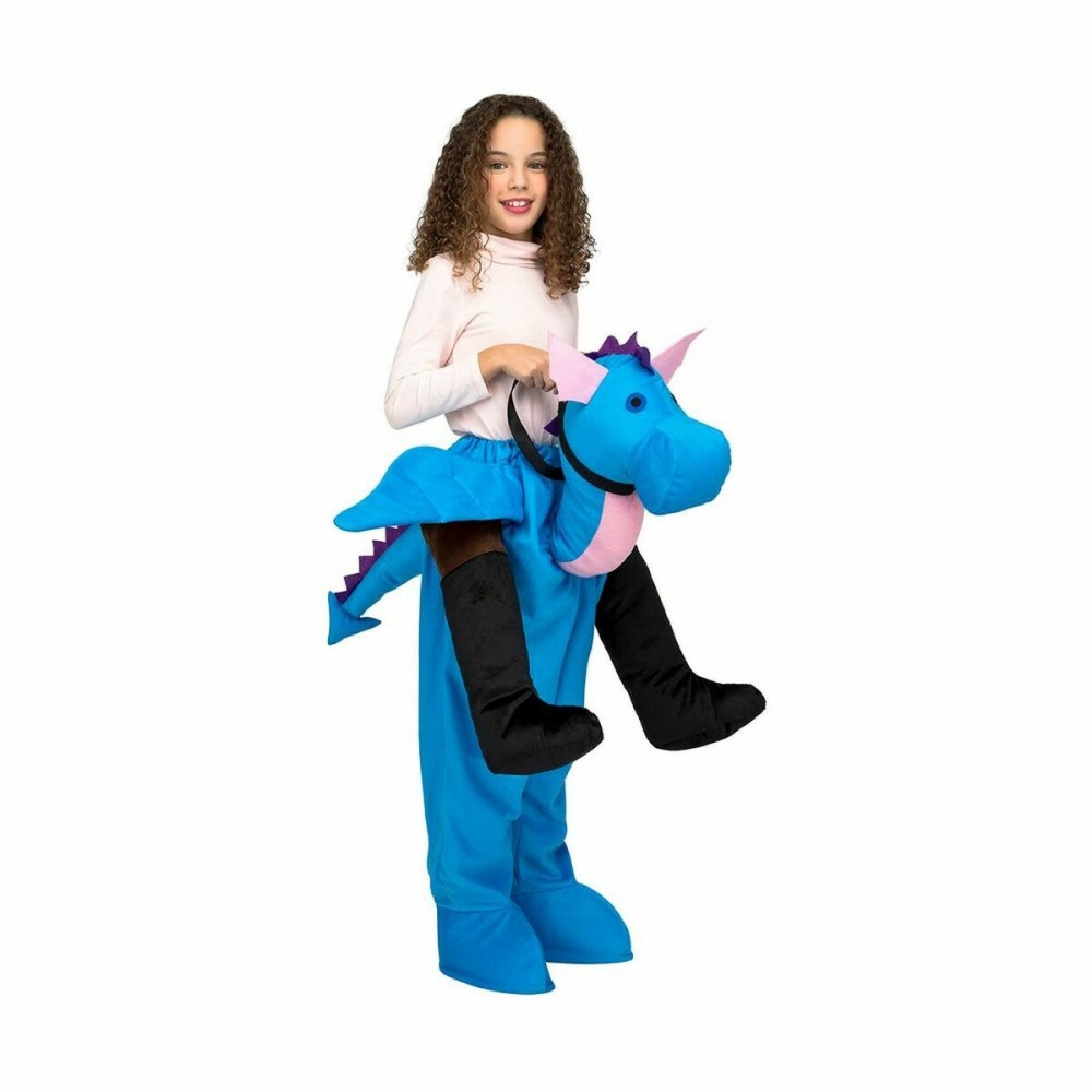 Costume per Bambini My Other Me Ride-On Azzurro Taglia unica Drago    