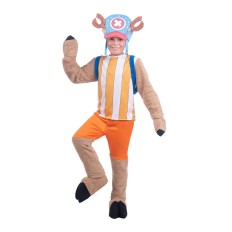 Costume per Bambini One Piece Chopper (5 Pezzi) Taglia  7-9 Anni 