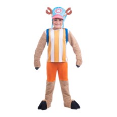 Costume per Bambini One Piece Chopper (5 Pezzi) Taglia  7-9 Anni 