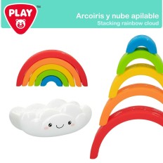 Gioco di Abilità per Bambini PlayGo Arcobaleno 6 Pezzi 21,5 x 16 x 8,5 cm (6 Unità)    