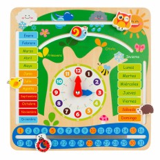 Gioco Educativo Colorbaby Calendario 30 x 30 x 3 cm (6 Unità)    