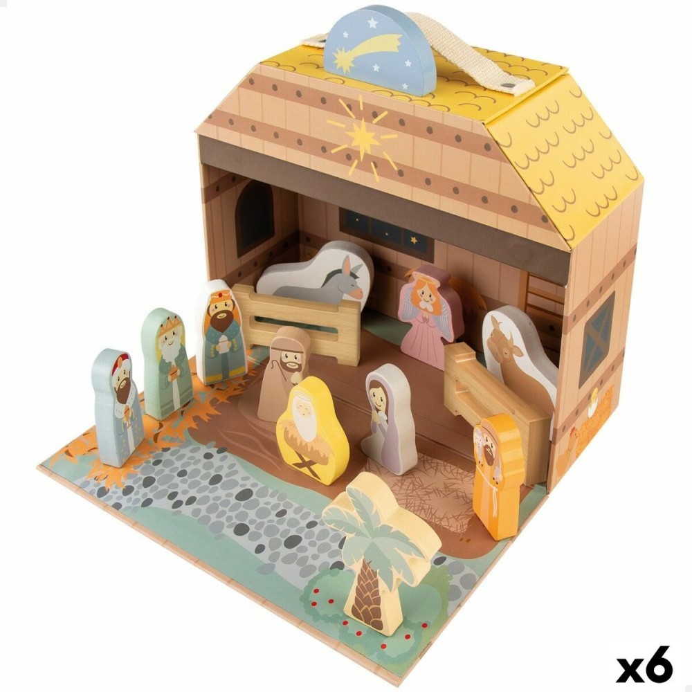 Presepe di Natale Woomax 15 Pezzi 24,5 x 20,5 x 24,5 cm (6 Unità)    